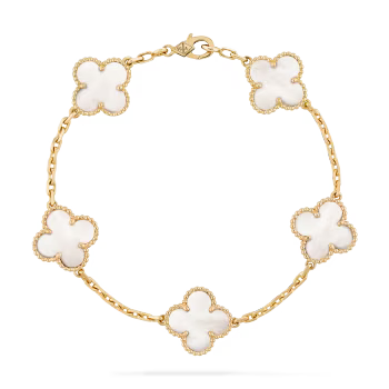 Clover White Bracelet
