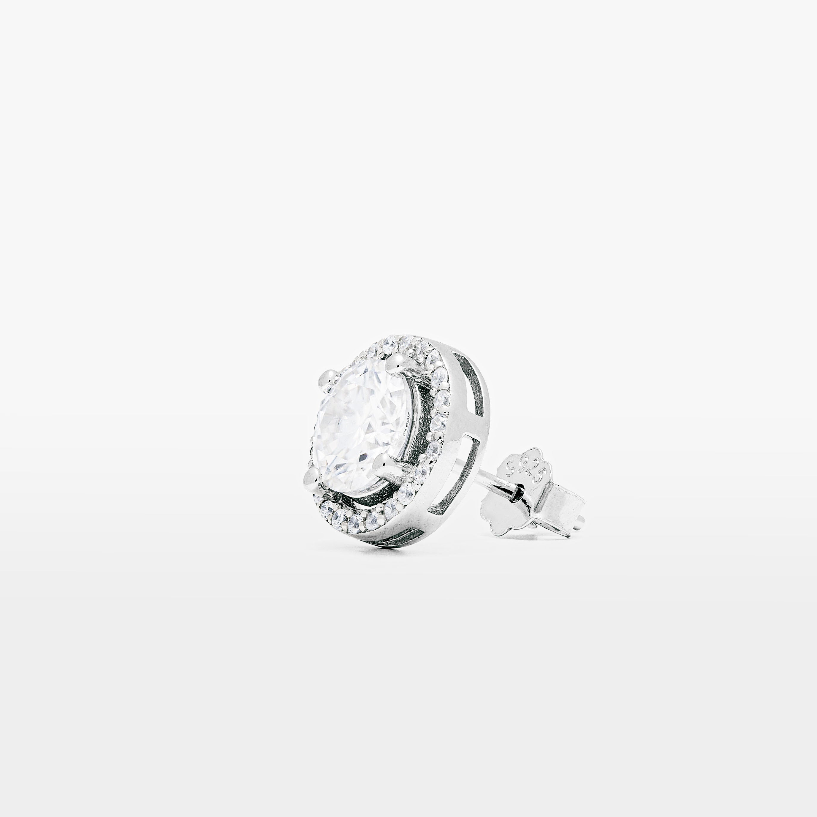Aurora Earrings 1 CT Diamond Moissanite