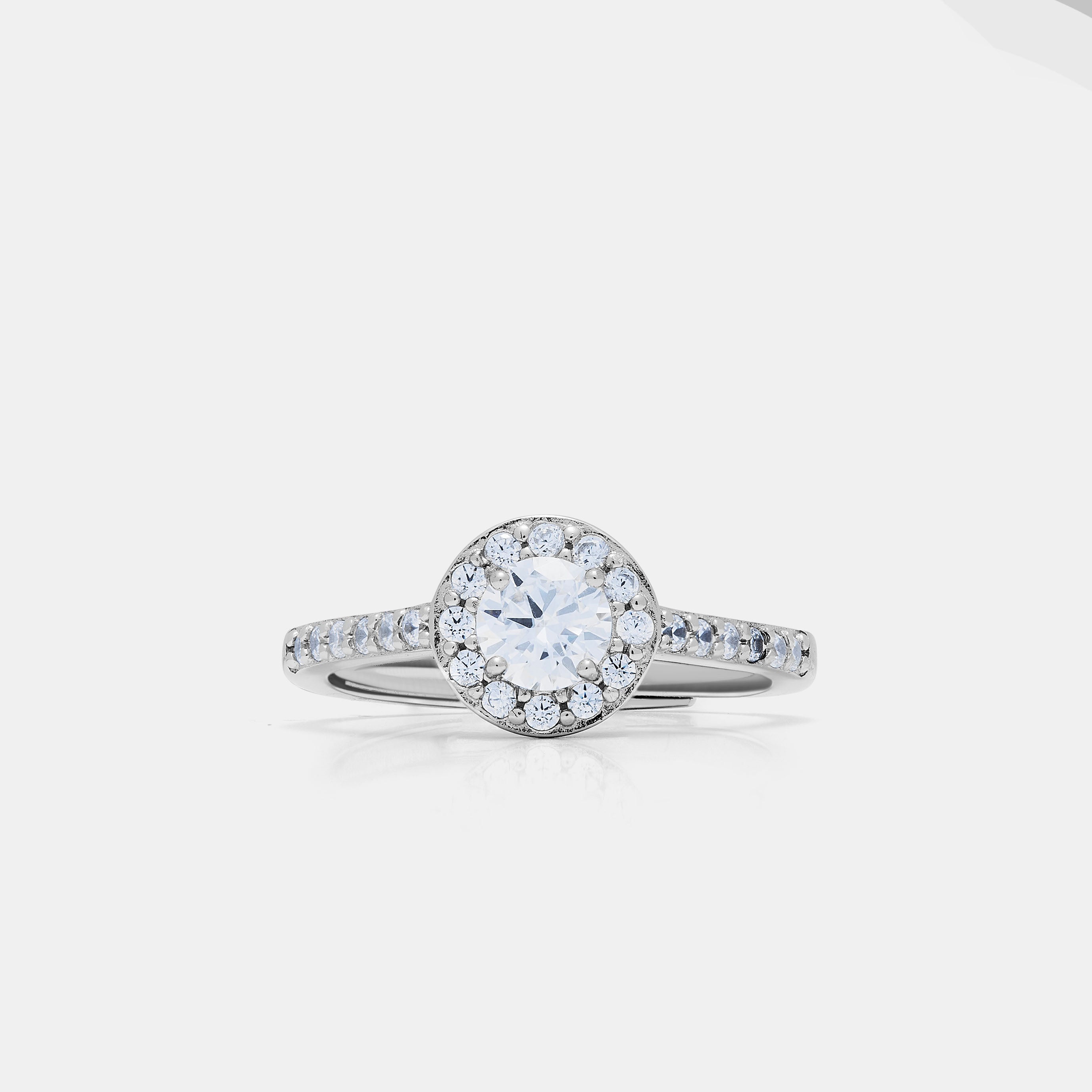 Aurora Ring 0.5 CT Diamond Moissanite