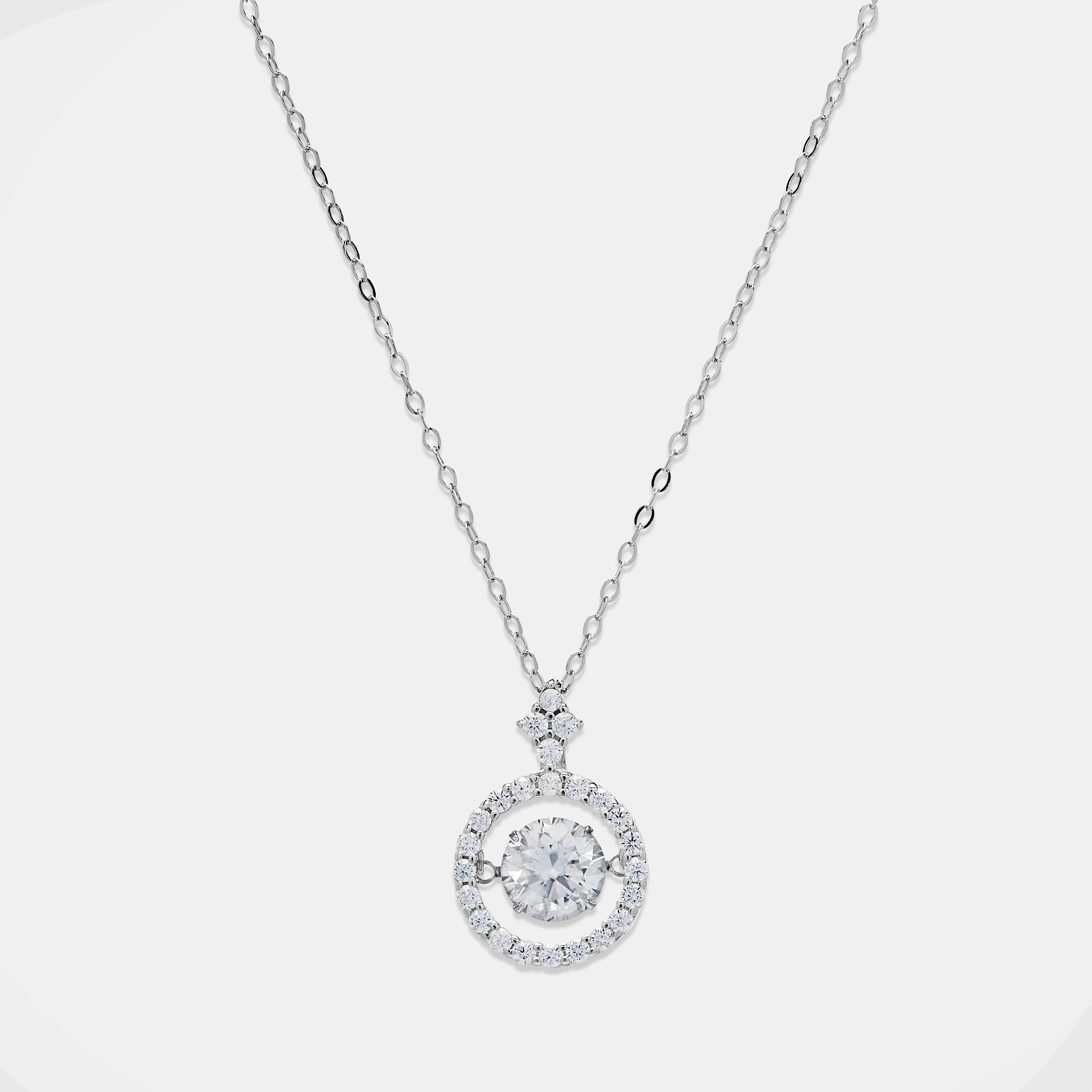 Aurora Necklace 1 CT Diamond Moissanite