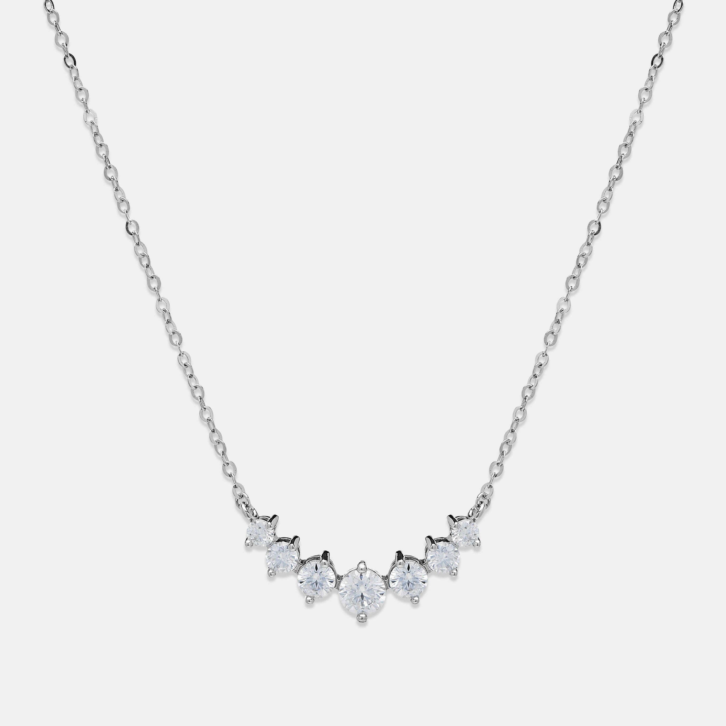 Cinderella Necklace 5 CT Diamond Moissanite
