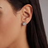 Aurora Earrings 1 CT Diamond Moissanite