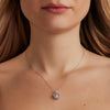 Aurora Necklace 1 CT Diamond Moissanite