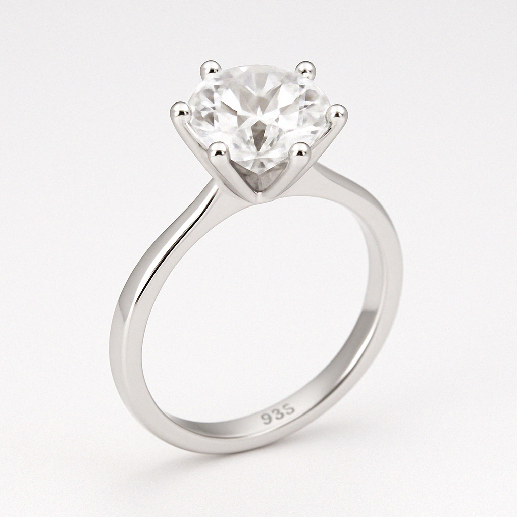 Kate Ring 1 CT Diamond Moissanite