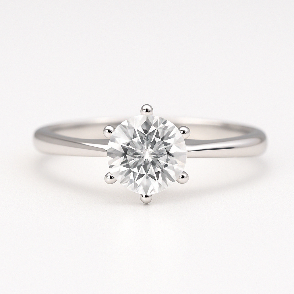 Kate Ring 1 CT Diamond Moissanite