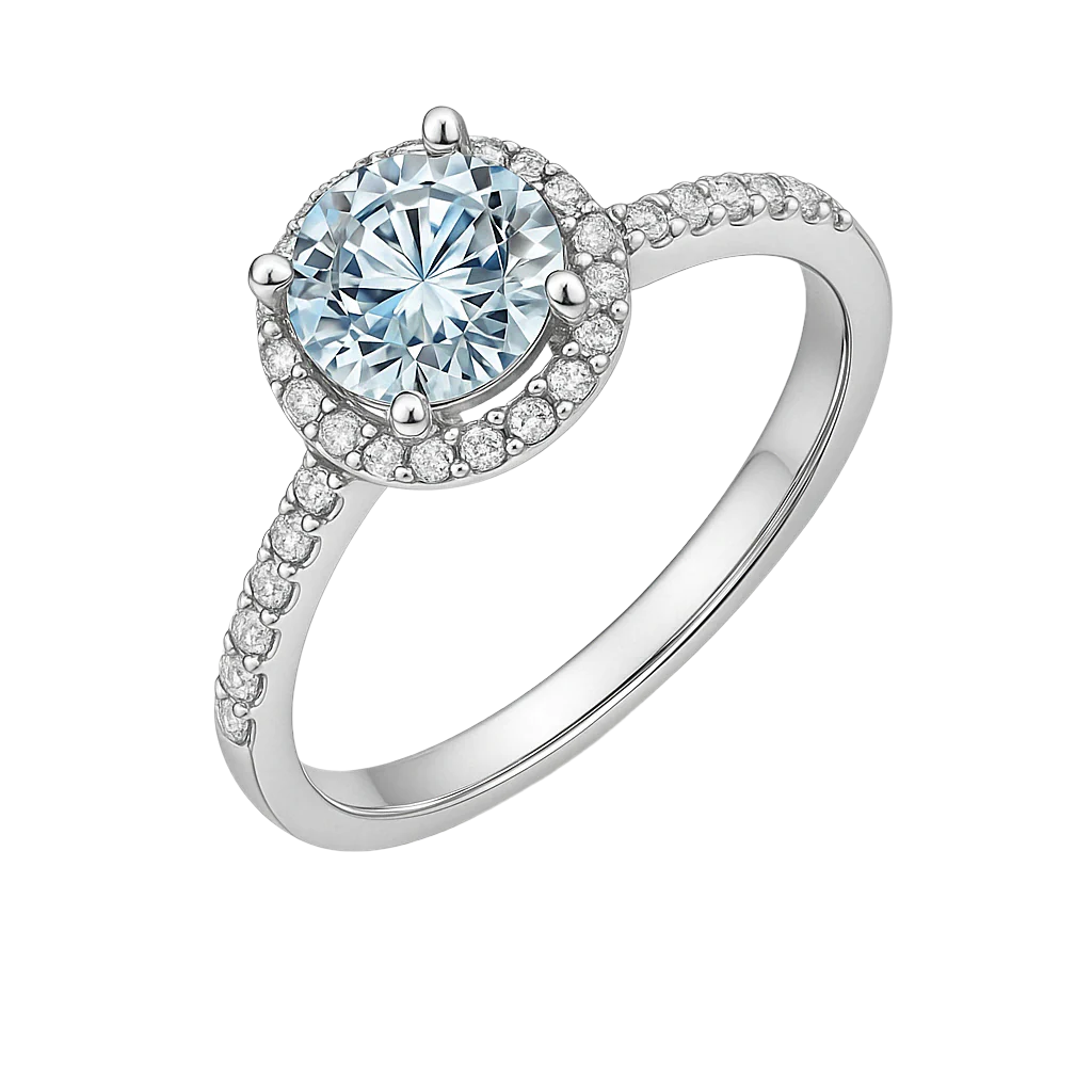 Irene Ring 1 CT Diamond Moissanite
