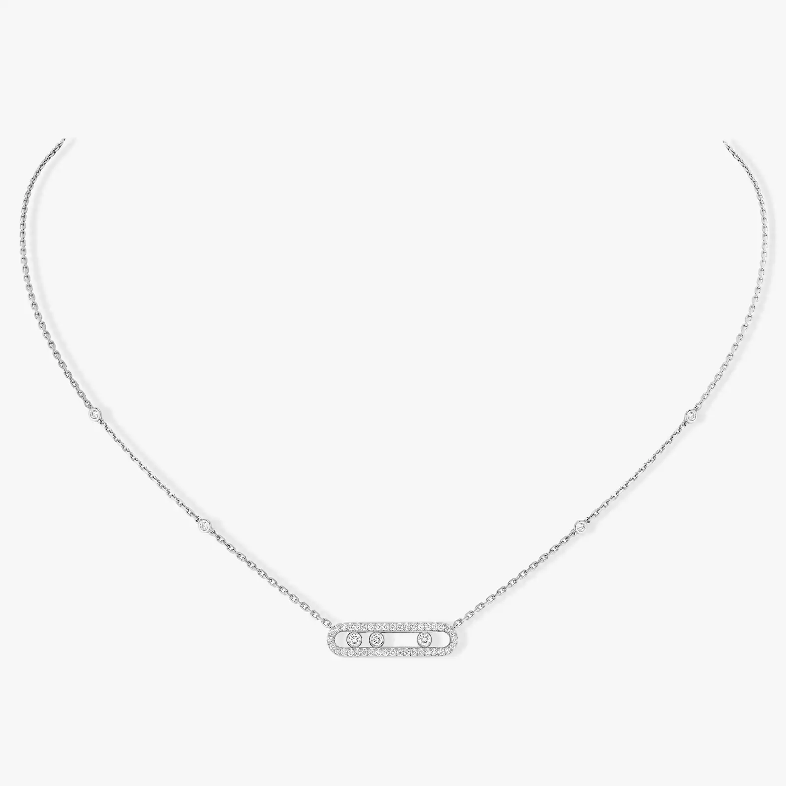 Amara Necklace (Με κινούμενα Ζιργκόν)