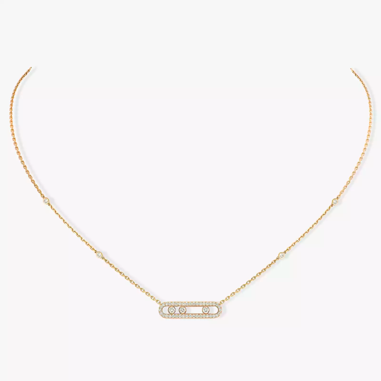 Amara Necklace (Με κινούμενα Ζιργκόν)